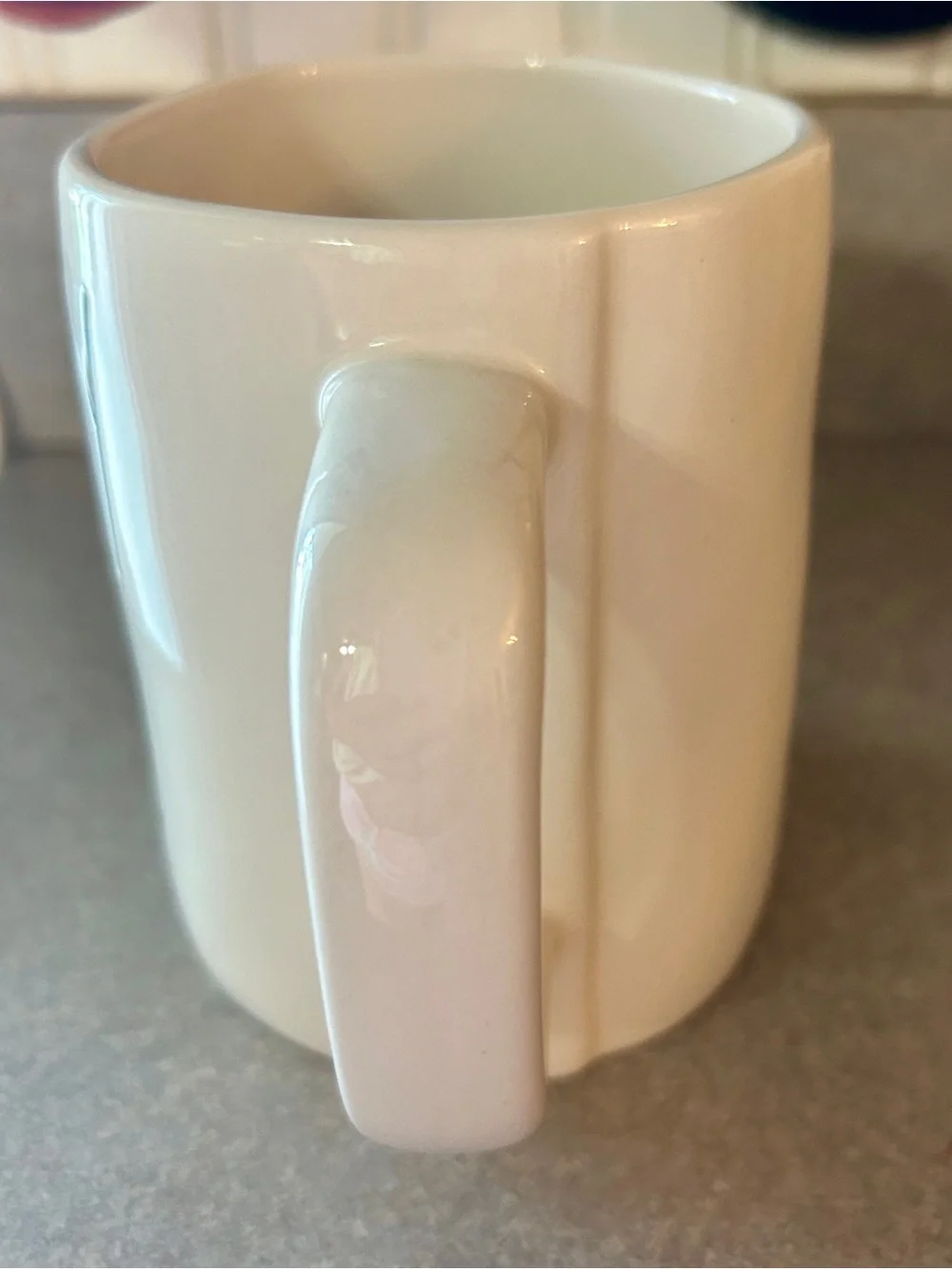 Rae Dunn EARLY BIRD White Ceramic Mug